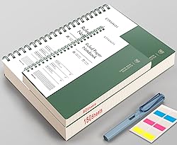 EMSHOI A4 Spiral Notebook College Ruled, 11.2" X