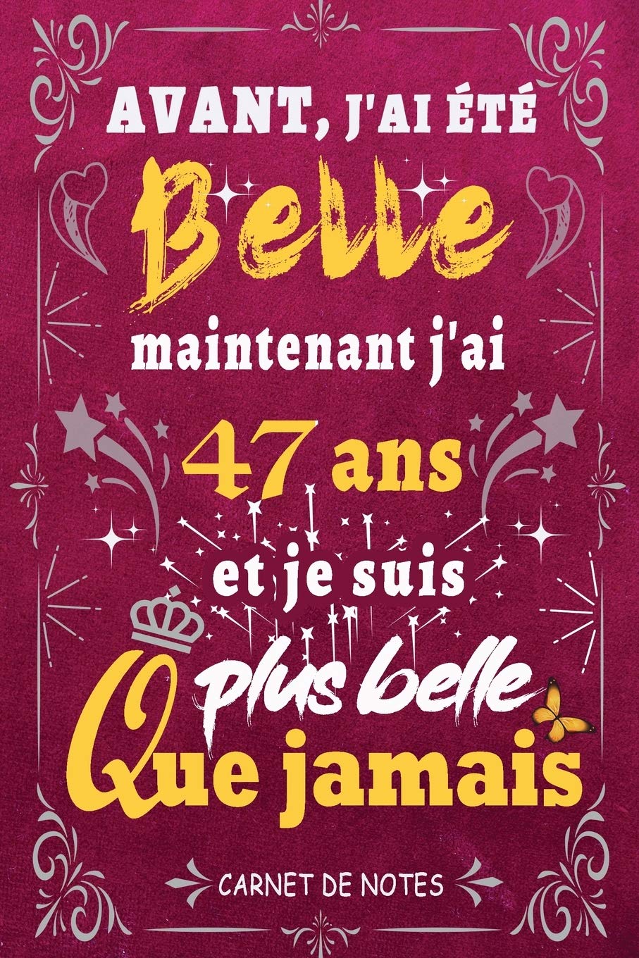 J Ai 47 Ans Et Je Suis Plus Belle Que Jamais Joyeux Anniversaire 47 Ans Parfait Idee Cadeau Carnet De Notes Journal Intime Femme Et Fille Nee En Sœur Amie 1 Pages Lignees French Edition Editrice Youri Amazon Com Books