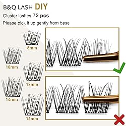 Lash Clusters B54 D Curl 16mm DIY Eyelash