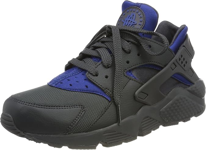 Amazon.com | Nike Mens Air Huarache Low Top Lace Up Running Sneaker, Gym Blue/, Size 9.5 | Road 