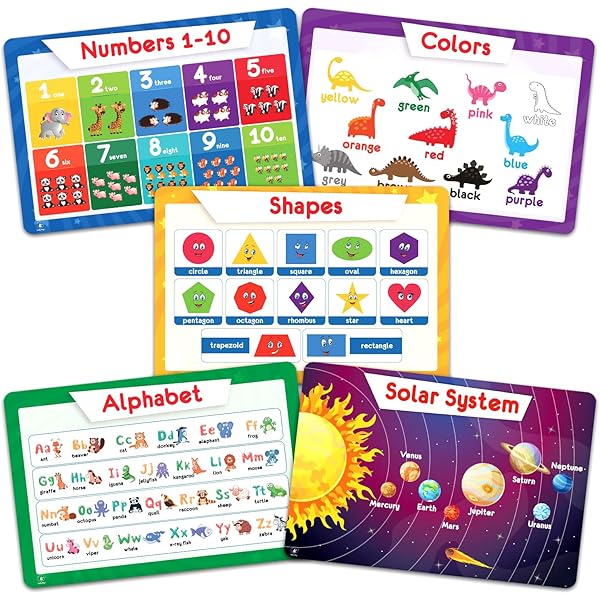 Montessori Place Mats For Kids Placemats For Practical Life