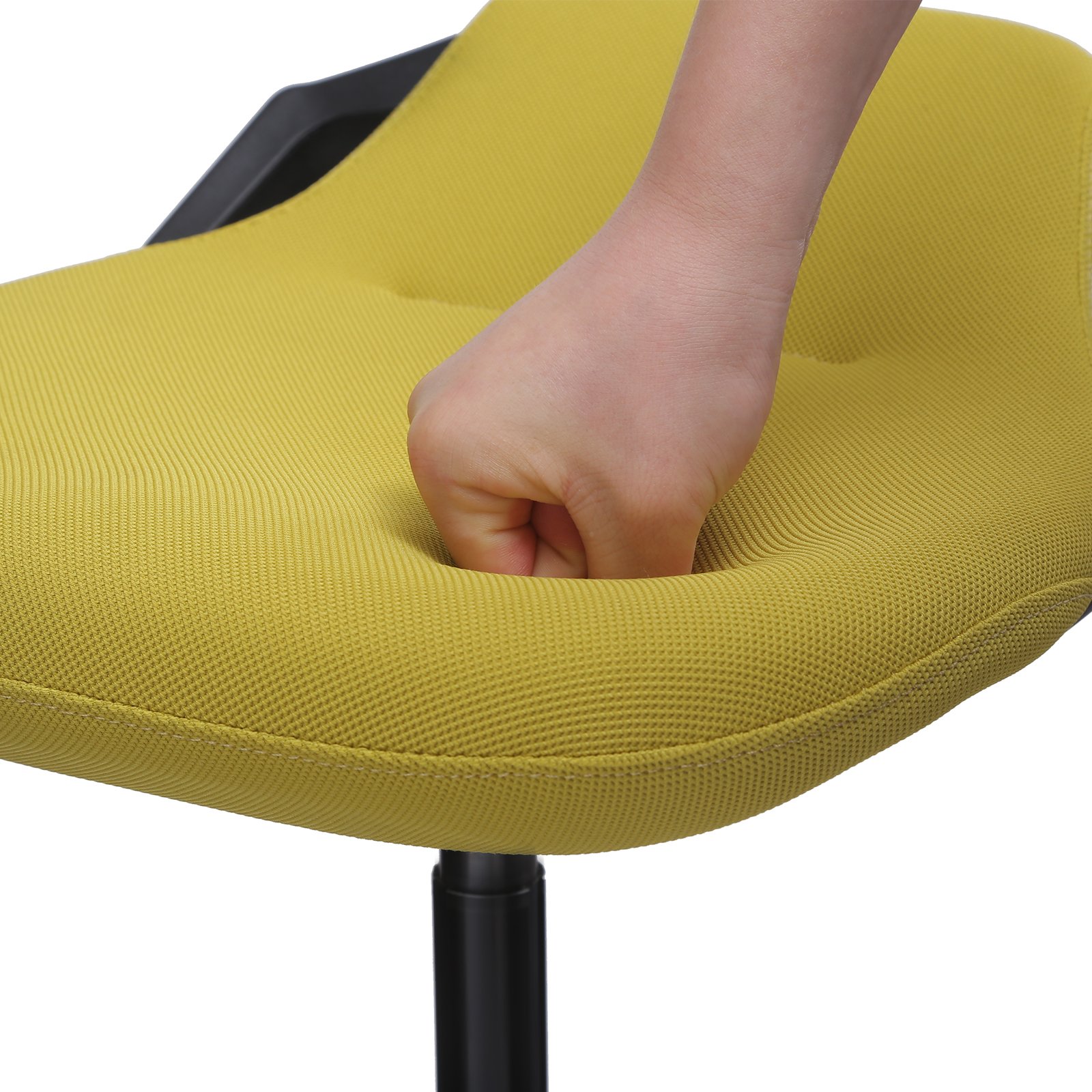 SONGMICS Adjustable Height Standing Desk Chair, Swivel Ergonomic Standing Stool, Active Sitting