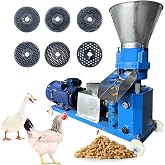 Dewinston 110V Pellet Mill Machine 3 Rollers Pellet Maker Machine 2.5/3/4/5/6/8mm