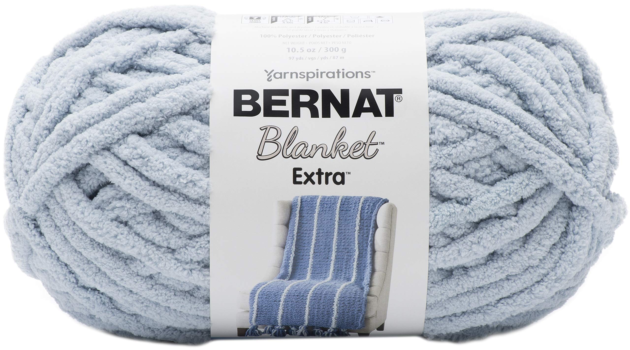 Bernat Blanket Extra-300g-Softened Blue