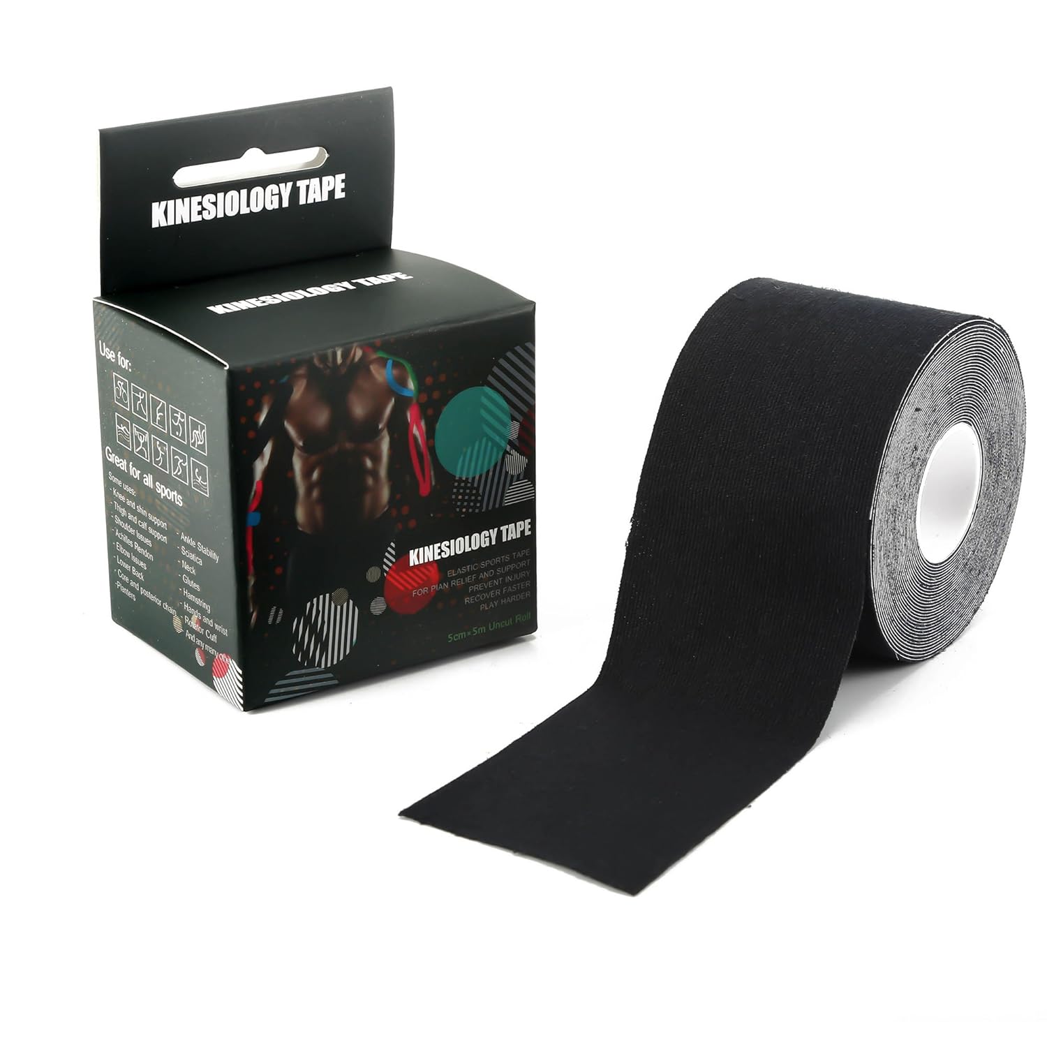 Kinesiology Tape Perfect Support For Sports Athletic Relieve Pain And