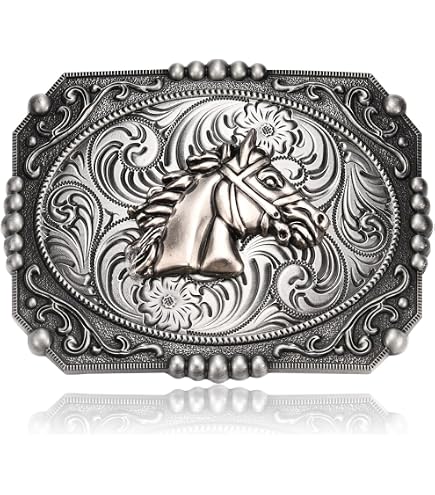 Amazon.com: MASOP Native American Indian Warrior Chief Belt Buckle