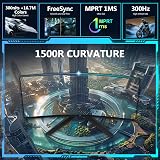 Z Z-Edge 27-Inch Curved Gaming Monitor 300Hz 1ms MPRT 1080p FreeSync view 3