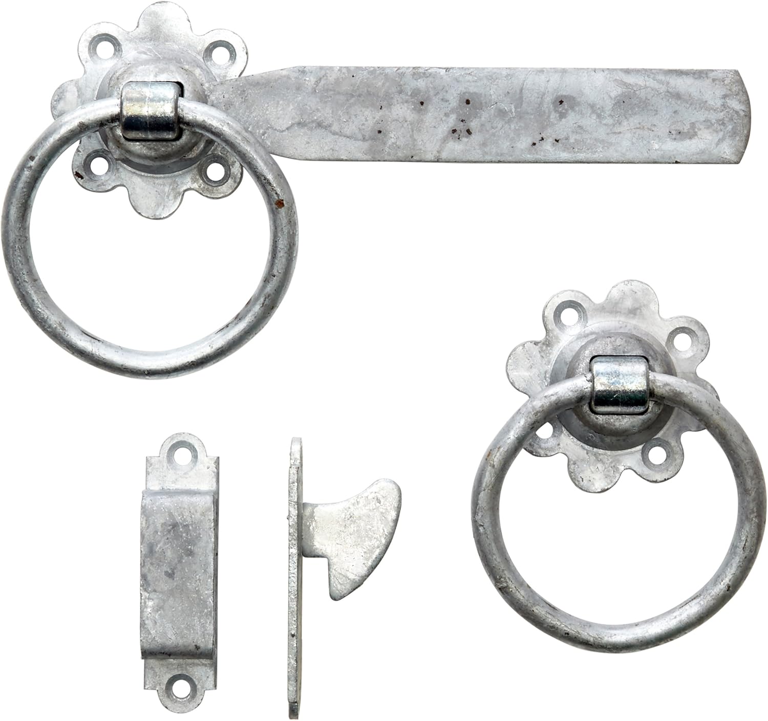 PST 1241751 7" 175MM Galvanised P24 Ring Gate Latches Amazon.co.uk