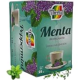 Té de Menta (Peppermint Tea) - 25 Tea Bags - Vegan, 100% Natural - Premium Therbal Brand