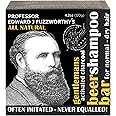 Professor Fuzzworthy's Gentlemans Activated Charcoal & Beer Hair SHAMPOO Bar for Men - All Natural for Normal, Dry, Oily Hair - 4.2 oz