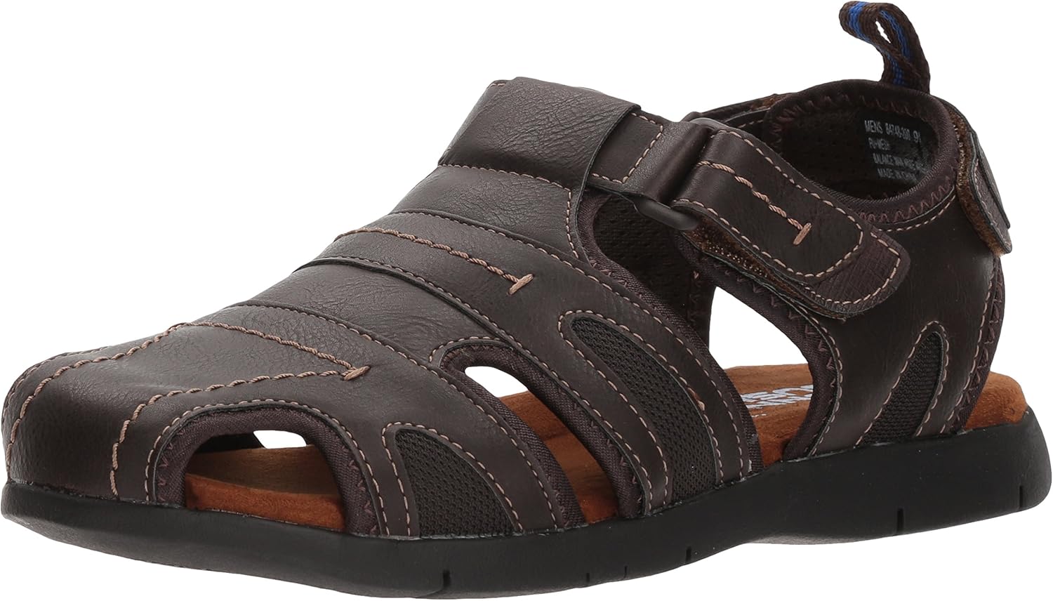 Nunn Bush Men's Rio Grande Closed Toe Fisherman Sandal Sandals