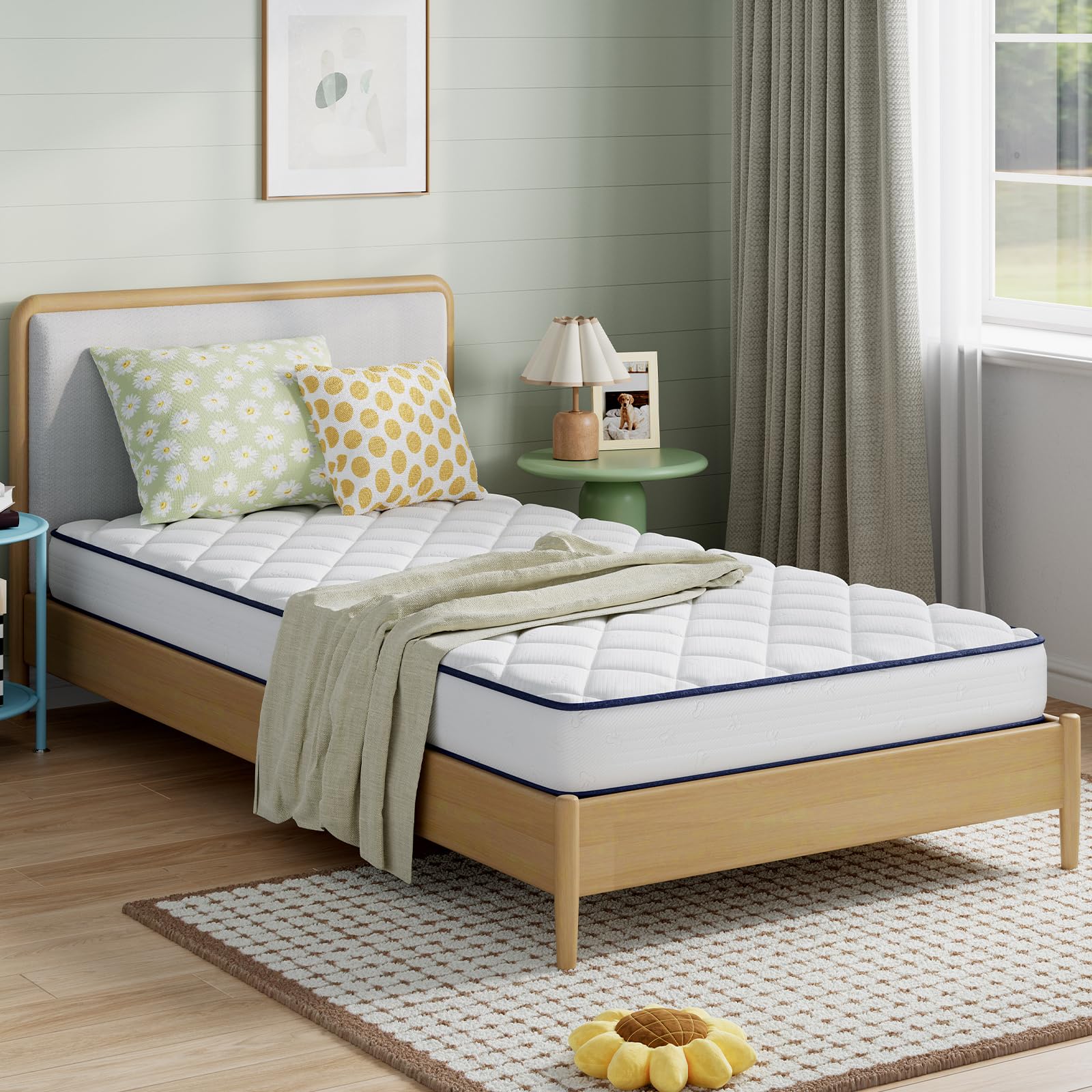 Photo 1 of *USED*
Novilla 6 Inch Queen Size Mattress, Bonnell Spring Mattresses for Spine Support, Queen Bed Mattress with Cooling Adaptive Foam- Medium Feel Certipur-Us Certified (Ideal for Youth/Guest Rooms)