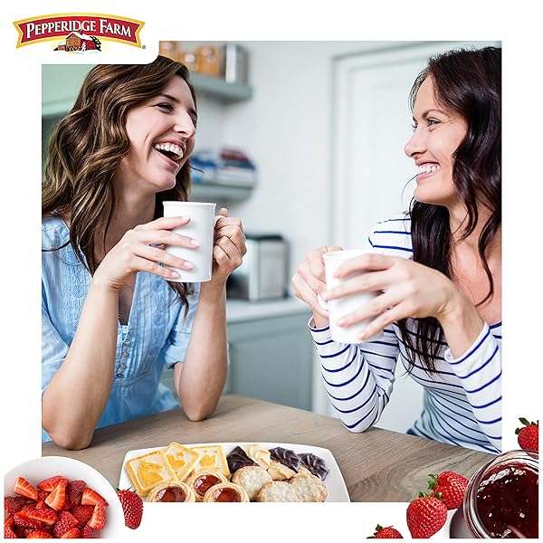PEPPERIDGE FARM VERONA STRAWBERRY THUMBPRINT COOKIES, 6.75 OZ BAG (18 COOKIES)