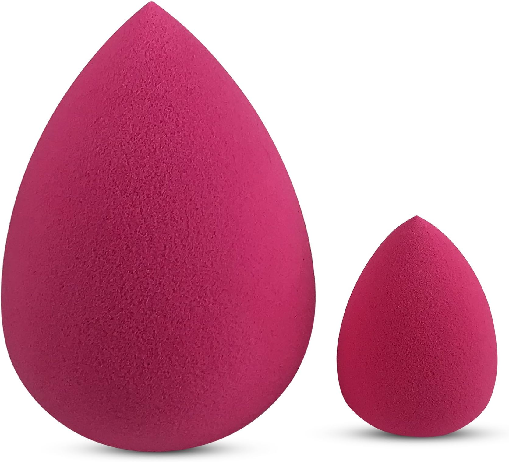 Makeup Sponge Blenders by Pretty Pak - 2 pack Cosmetic Applicator Tools for Foundations, Creams, and Powders – Professional Techniques for Everyone