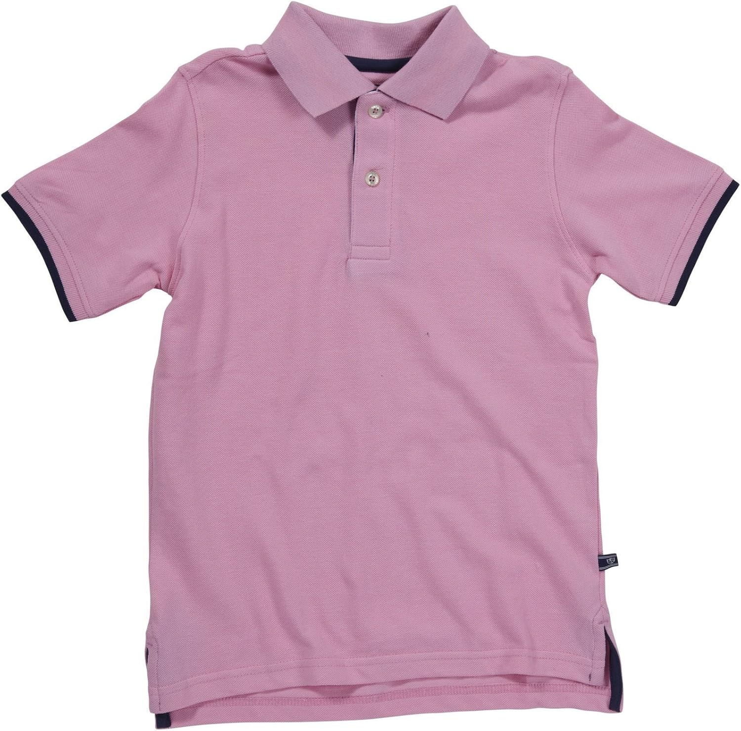 ELand Kids Big Boys' Solid Polo (Toddler/Kids) Pink