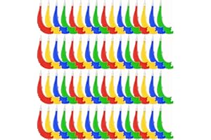 Sumind 8 Pcs Plastic Shofar Kids Rosh Hashanah Decorations Toy Colorful Rosh Hashanah Horns Craft Decorative Shofar Instrumen