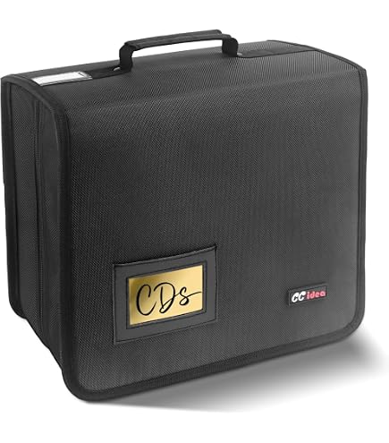 Amazon.com: Bivisen CD/DVD Portable Storage Binder with Handle
