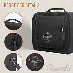 SCAVATA Large Hat Bag for Baseball Caps, Hat