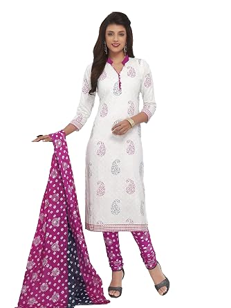 Sree Siddhi Collections. Pink Lawn Cotton Dress Material