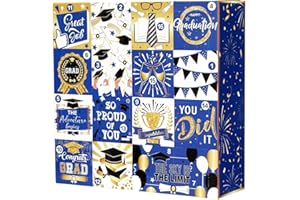 16 Days Graduation Gift Box, DIY Graduation Advent Box 2026, Fill It Yourself Grad Gift Boxes For Men Women Kids