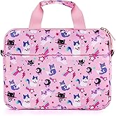 Foxstory Kids Tablet Bag for Girls, Kids Tablet Carrying Case for Fire HD 10, HD 8, Fire 7 Sleeve Bag Kid Kindle Bag, iPad Bag for Kid, Cat Pink