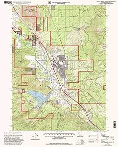 Amazon.com : YellowMaps City of Mount Shasta CA topo map, 1:24000 Scale ...