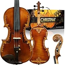 CHRISTINA V04 4/4 バイオリン Amazon.com: CHRISTINA V04 Violin Instrument Adult Full Size