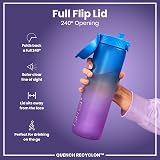 Ion8 1 Litre Water Bottle Quench Recyclon Leak-Proof Flip Lid view 4