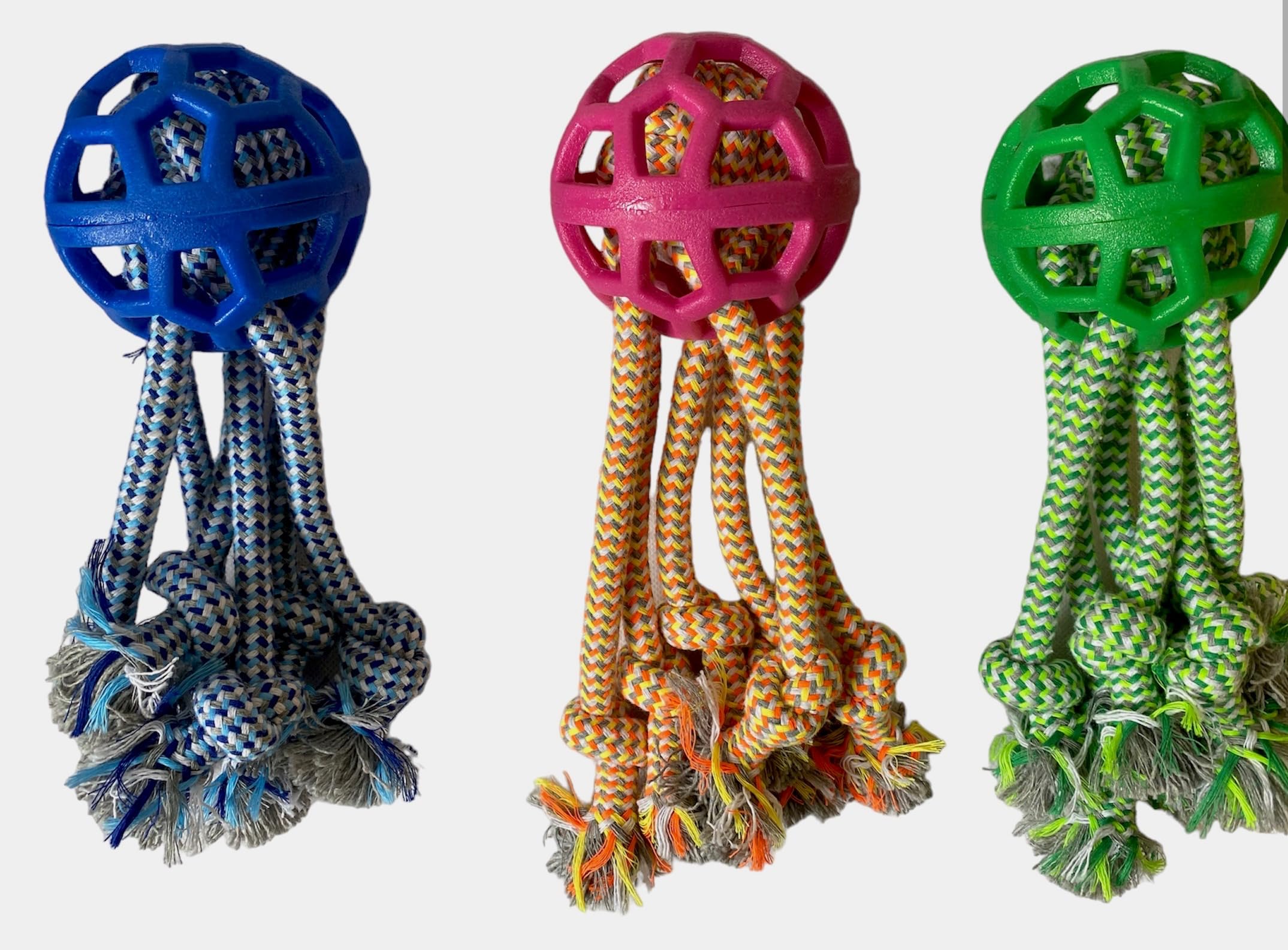 Octopus Dog Fetch Chew Dog Toy Latex 1Random Colour Sent