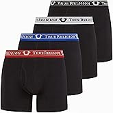 True Religion Mens Boxer Briefs Cotton Stretch Underwear for Men Pack of 4
