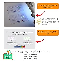 SaiTech IT | UV & UVC Test Card & UV Intensity Test