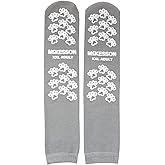 McKesson Unisex Slipper Socks Adult Size 10-1/2 to 11-1/2 Gray - 1 Pair