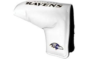 Team Golf NFL Team Golf NFL Tour Blade Putter Cover (White), Fits Most Blade Putters, Scotty Cameron, Taylormade, Odyssey, Titleist, Ping, Callaway