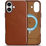 SHIELDON Genuine Leather Case for iPhone 16 Plus