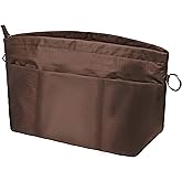 Vercord Handbag Purse Tote Pocketbook Organizer Insert Zipper Closure 11 Pockets 3 Sizes Many Colors