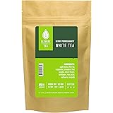 Elevate Tea BERRY POMEGRANATE WHITE TEA, Loose Leaf Tea Blend, 30 servings, 3 Ounce Pouch, Caffeine Level: Medium, Single Uni
