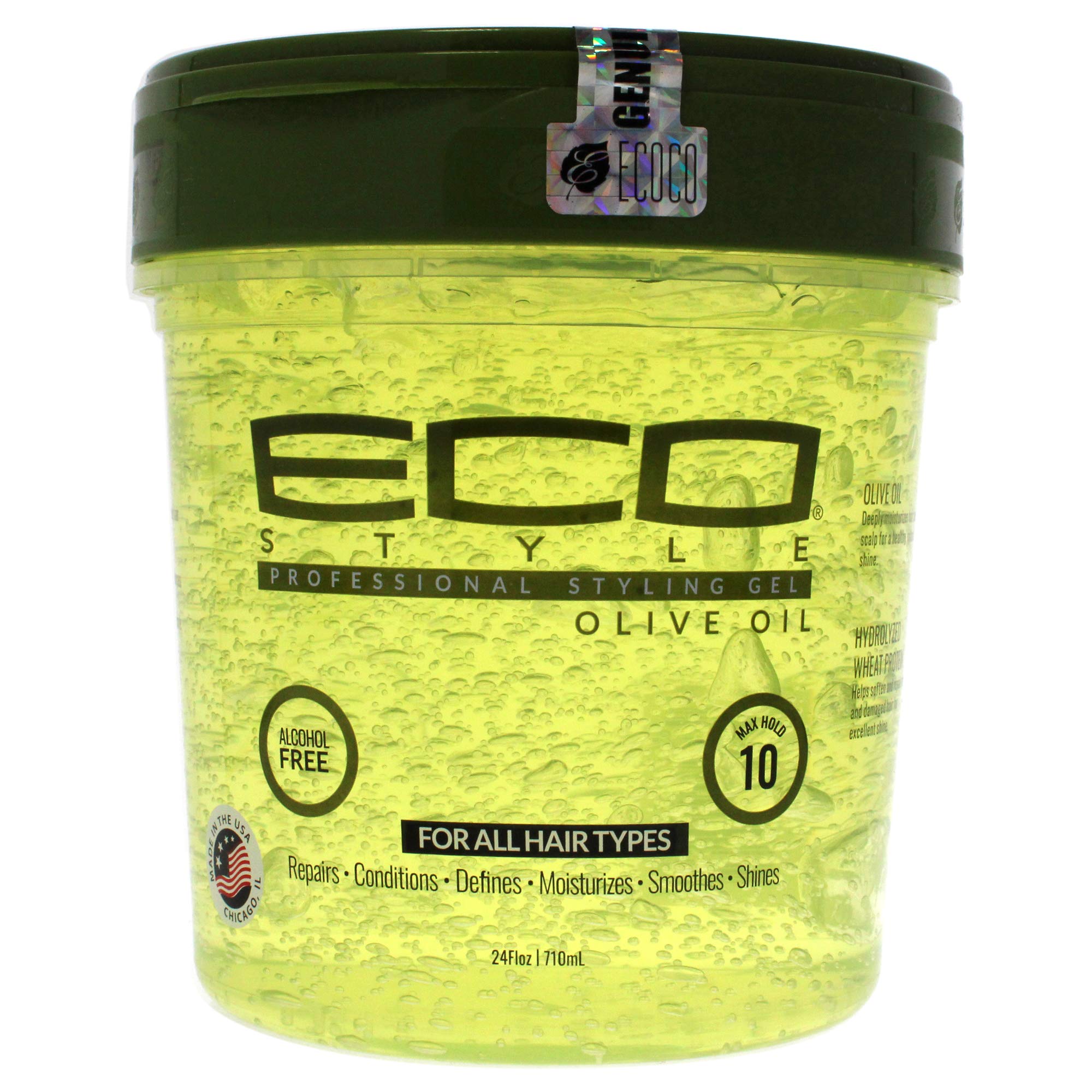 Ecostyler Olive Oil Styling Gel, 24 oz / 710 ml