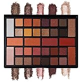 Profusion Cosmetics Aspiration 32 Shade Eyeshadow Palette – Highly Pigmented Matte, Shimmer & Metallic Eye Shadows, Blendable Neutral & Smoky Colors Vegan Eye Makeup Kit