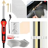 100W Plastic Welder, 2-in-1 Plastic Welding Kit with Soldering Iron Tips &amp; 56Pcs Rods, 3-Speed Temperature Control Soldering Iron Gun, Professional Surface Repair Tool for Car Bumper,Dashboard, Kayak