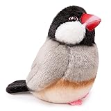 lilizzhoumax Lifelike Java Sparrow Stuffed Animal