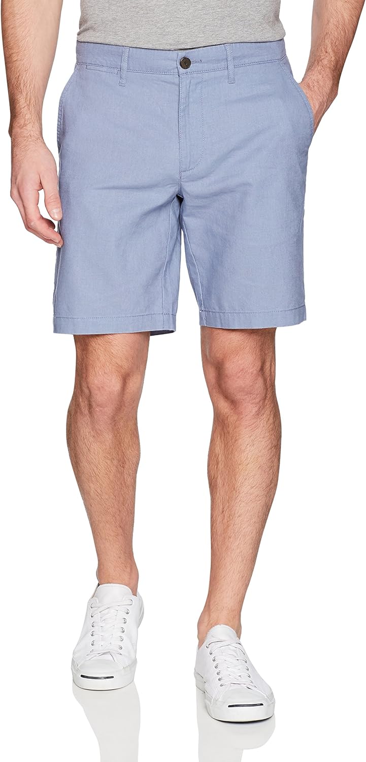 Goodthreads Mens 9 Inseam Comfort Stretch Linen Cotton Short Brand