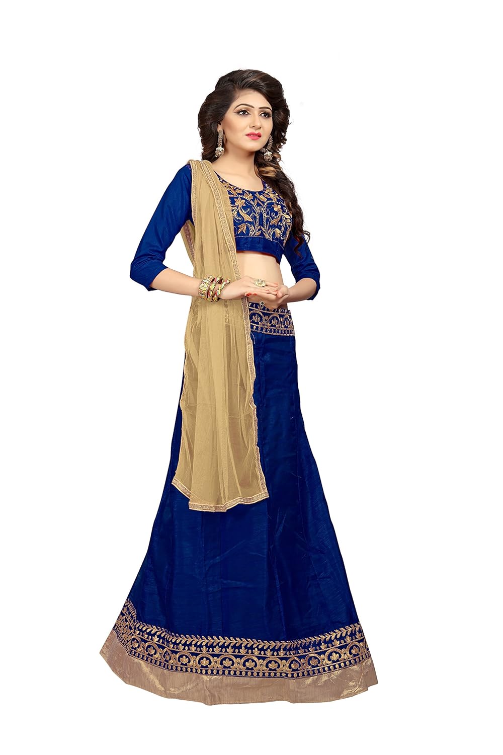 florence women's banglori silk lehenga choli(lg009)