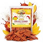 Chili Chamoy Mango Slices 8.5oz - Mexican Candy Sweet Spicy Dried Fruit | Natural soft dry mango coated in chamoy &amp; chili. Sweet, spicy &amp; tangy. Authentic dulce mexicano. No artificial flavors.