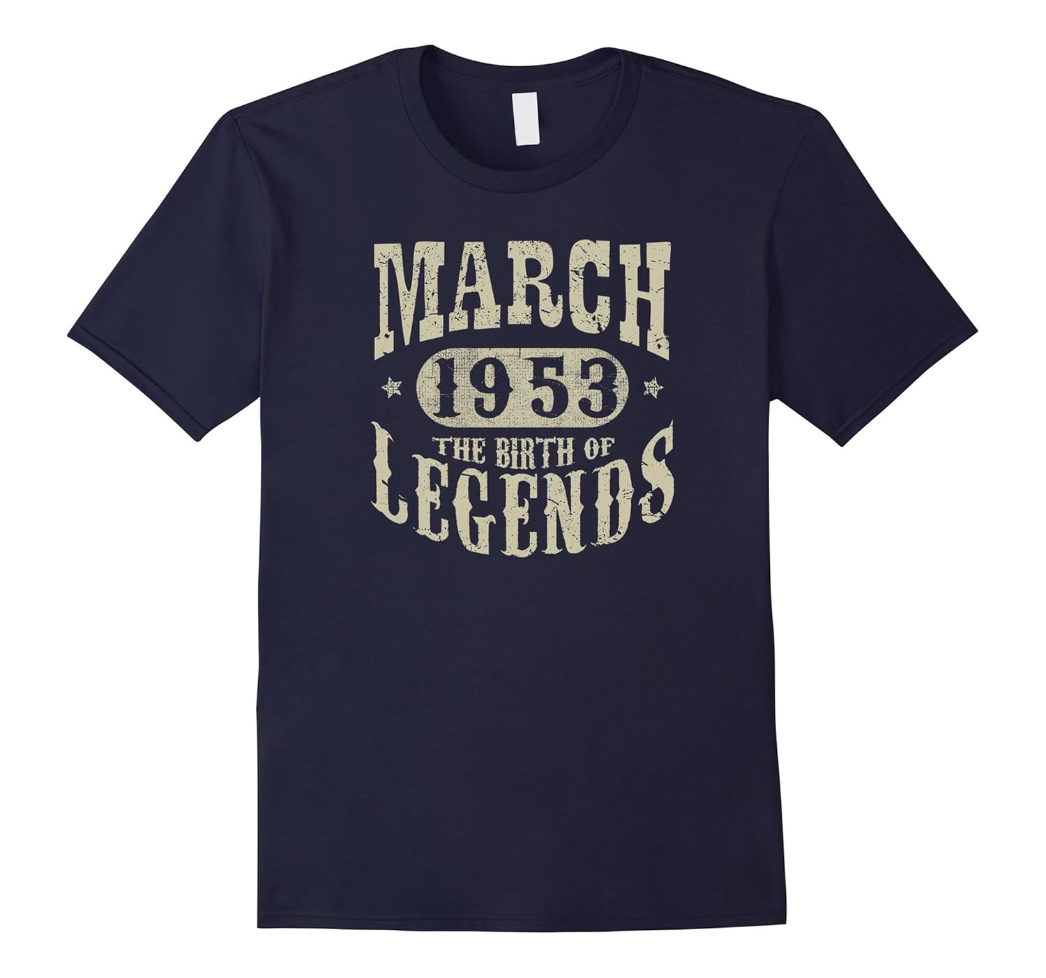 65 years Old 65th Birthday March 1953 Birth of Legend TShirt-Rose