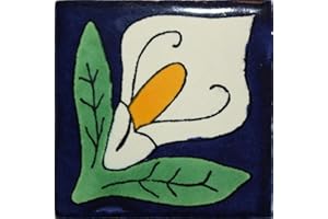 FINE CRAFTS IMPORTS 2x2 36 pcs Lily Talavera Mexican Tile