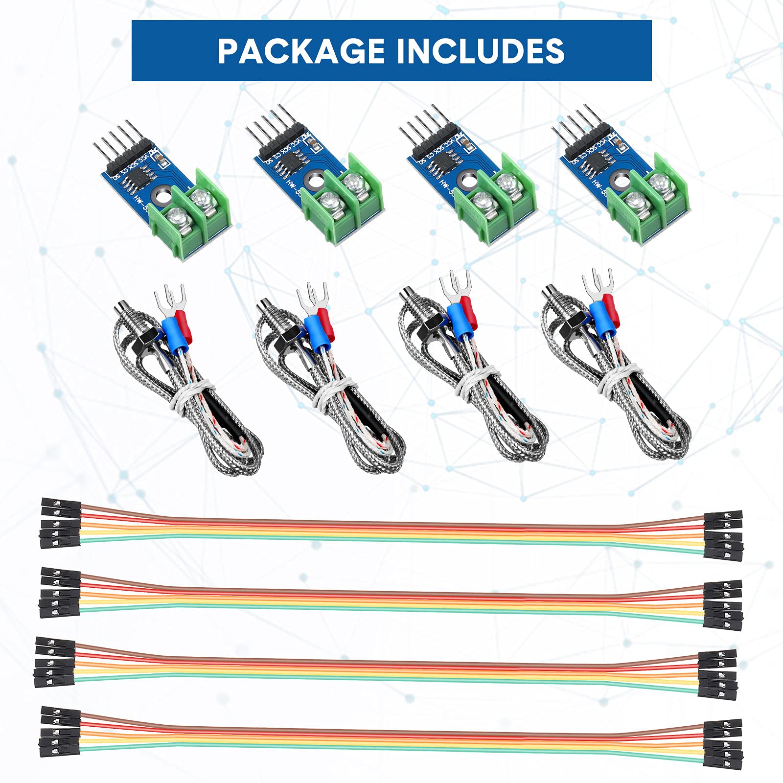 Module Max6675 Set Mua Weewooday 4 Sets Direct Current 3-5v Max6675 Themocouple Module and ...