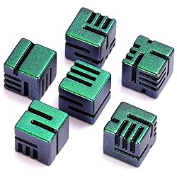 FONVGOGO D6 Dice Set 6 Pcs 16mm, Cool Fancy 6 Sided