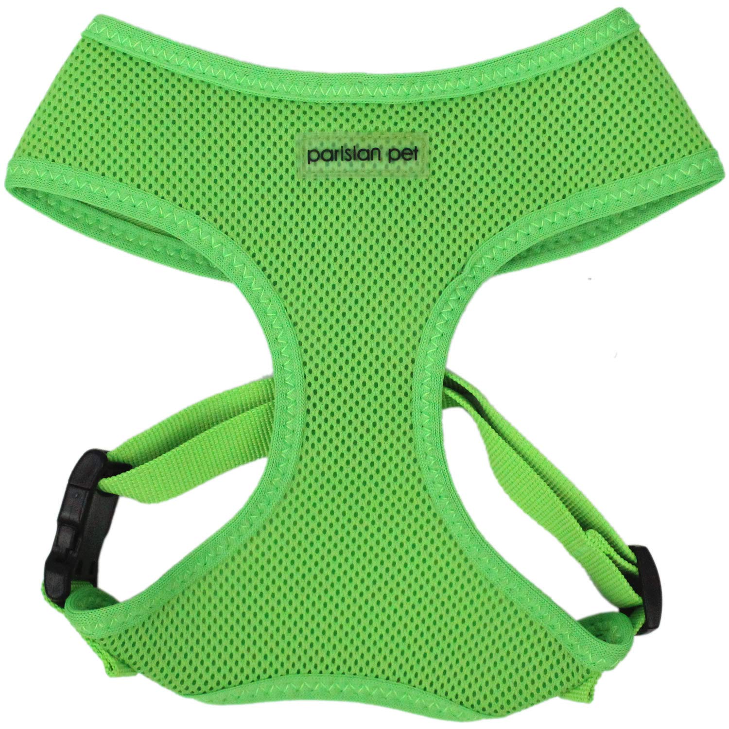 Parisian Pet Freedom Dog Harness, Large, Bright Green