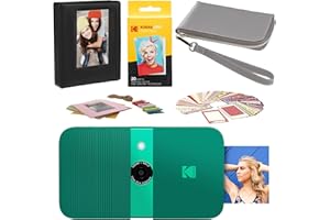 KODAK Smile Instant Print Digital Camera (Green) Carrying Case Kit