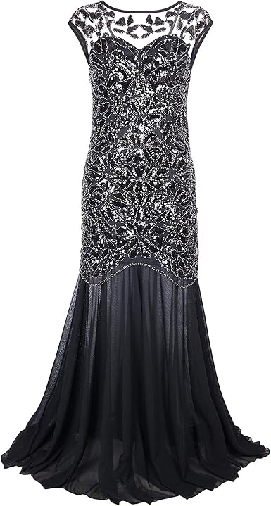 cocktail gown black